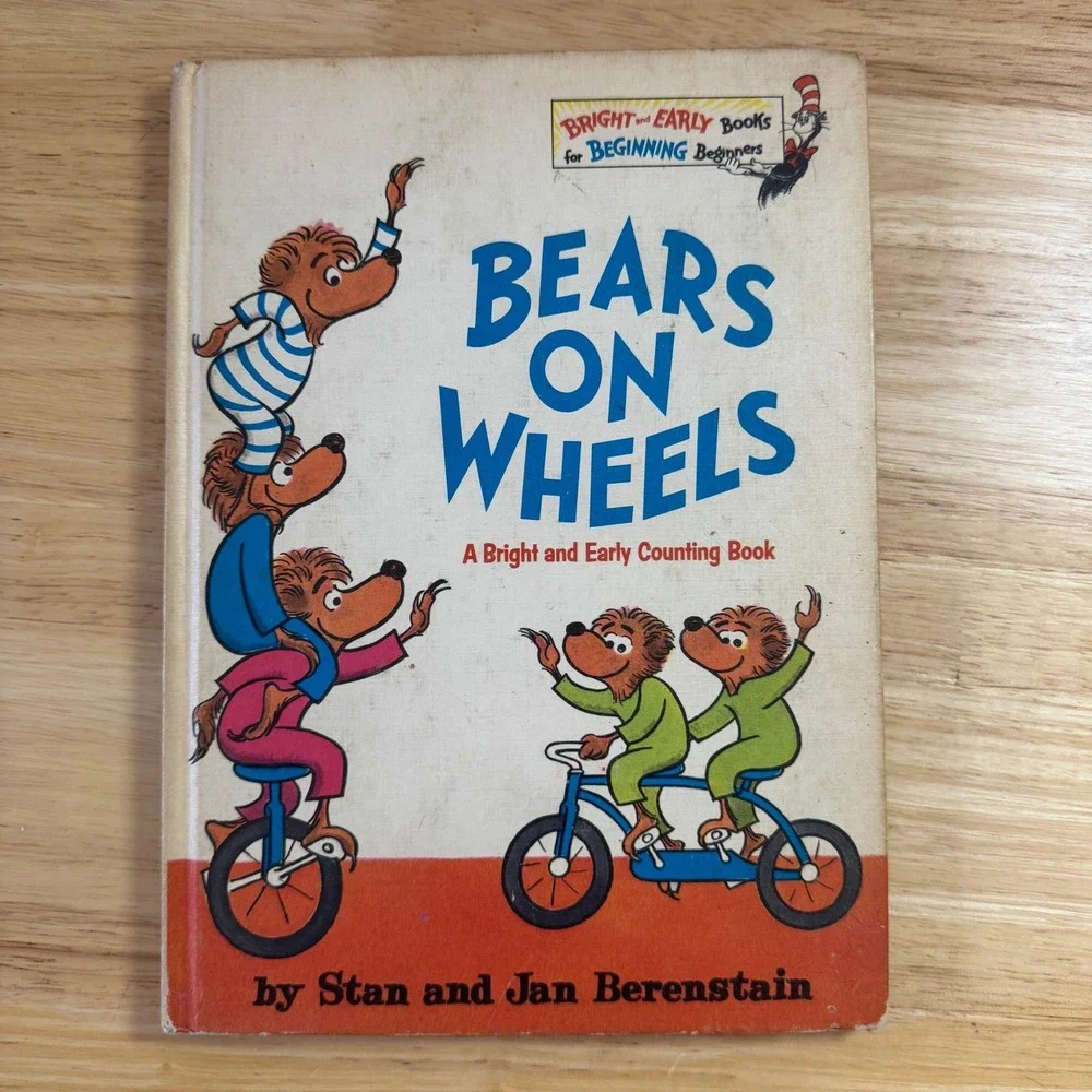 Bears on Wheels A Bright and Early Book 1969 Stan and Jan Berenstain
